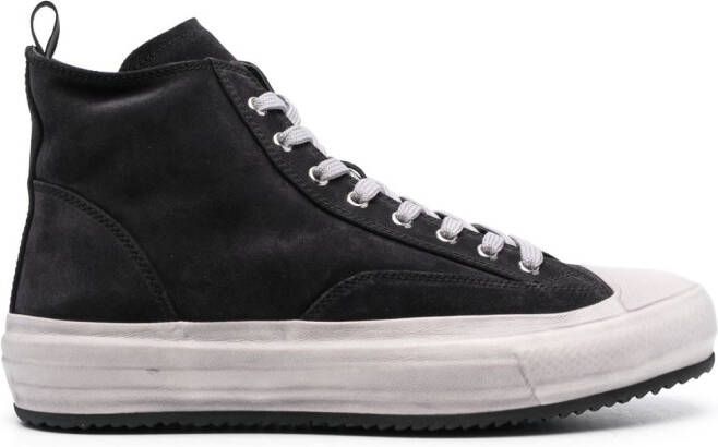Officine Creative high-top leather sneakers Black