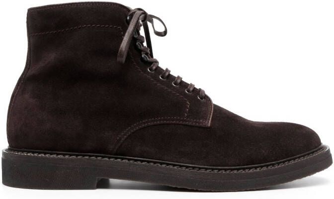 Officine Creative Hopkins suede ankle boot Brown