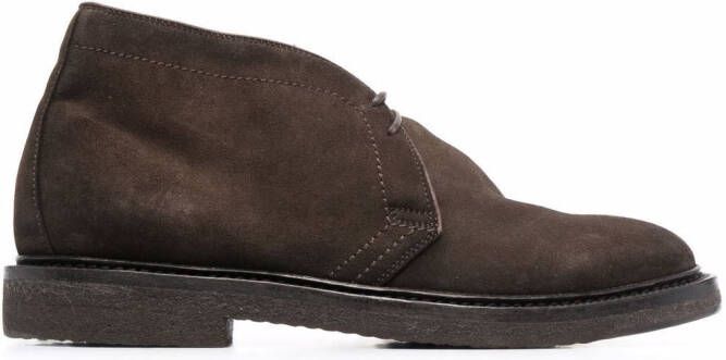 Officine Creative hopkins suede-leather boots Brown