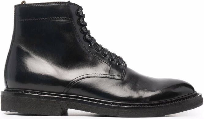 Officine Creative Hopkinss leather boots Black