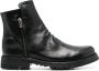 Officine Creative Iconik leather zip-up boots Black - Thumbnail 1
