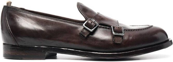Officine Creative Ivy classic monk shoes Brown
