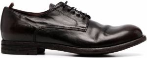 Officine Creative journal leather derby shoes Brown