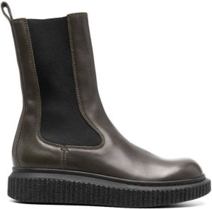 Officine Creative Keisa leather boots Green
