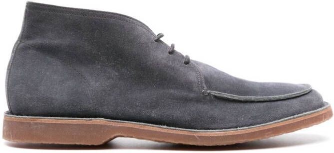 Officine Creative Kent 002 suede ankle boots Blue