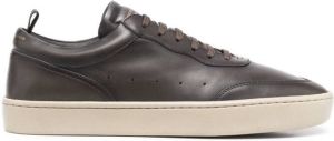 Officine Creative Knight low-top leather sneakers Green