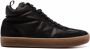 Officine Creative kombined leather sneakers Black - Thumbnail 1