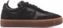 Officine Creative Kombined leather trainers Black - Thumbnail 1