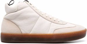 Officine Creative kombined leather sneakers Neutrals