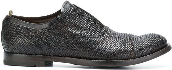Officine Creative lace fastening loafers Brown