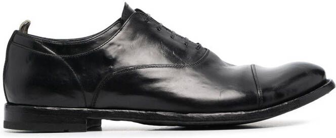 Officine Creative lace-up leather oxford shoes Black
