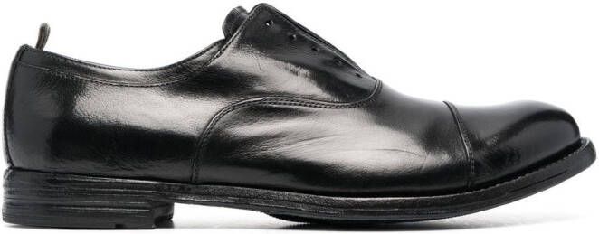 Officine Creative lace-up leather Oxford shoes Black