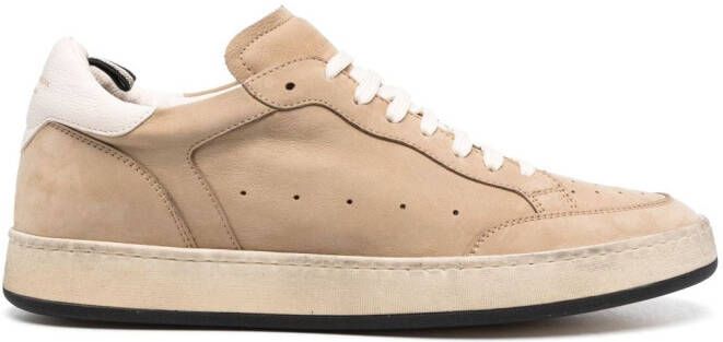 Officine Creative lace-up leather sneakers Neutrals