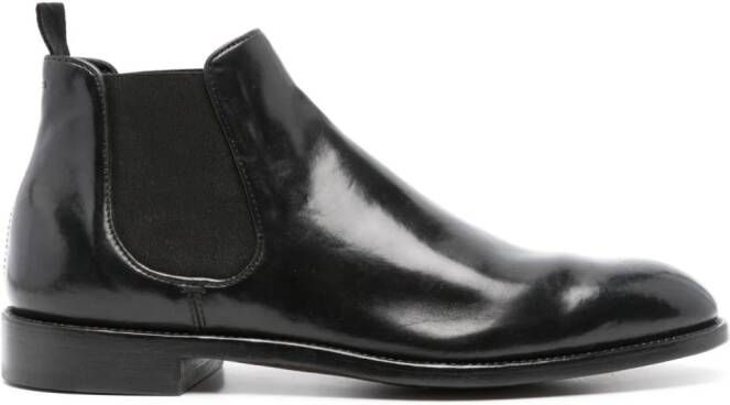Officine Creative leather Chelsea boots Black