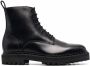 Officine Creative leather lace-up boots Black - Thumbnail 1