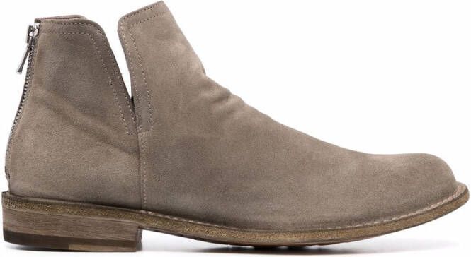 Officine Creative Legrand 160 suede ankle boots Green