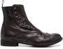 Officine Creative Lexikon 153 leather boots Brown - Thumbnail 1