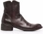 Officine Creative Lison 034 leather boots Brown - Thumbnail 1