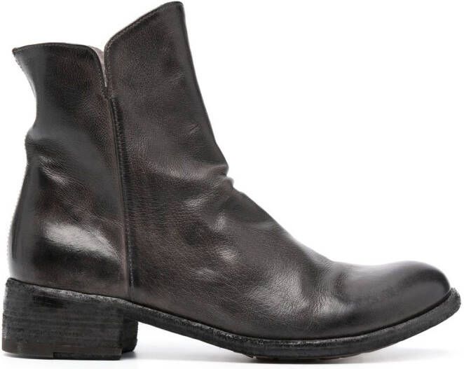 Officine Creative Lison 056 leather ankle boots Brown