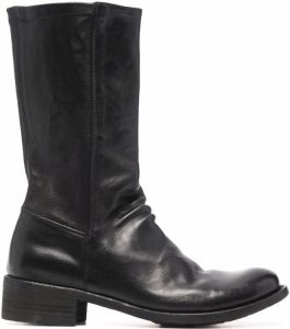 Officine Creative Lison leather boots Black