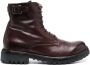 Officine Creative Loraine 001 leather ankle boots Brown - Thumbnail 1