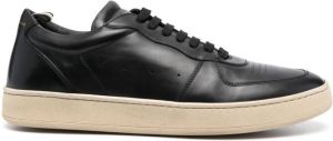 Officine Creative low-top leather sneakers Black