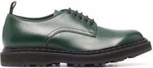 Officine Creative Lydia leather lace-up shoes Green