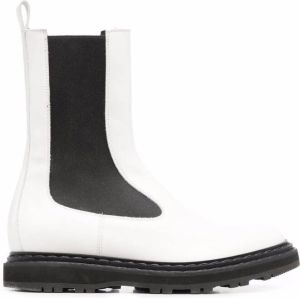 Officine Creative Lydona leather ankle boots White
