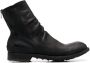 Officine Creative matte calf leather zip boots Black - Thumbnail 1