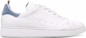 Officine Creative Mower contrasting heel sneakers White