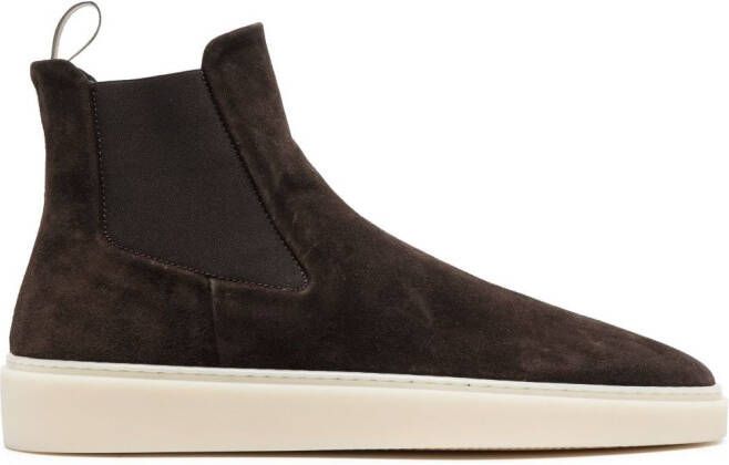 Officine Creative Muskrat 004 suede boots Brown