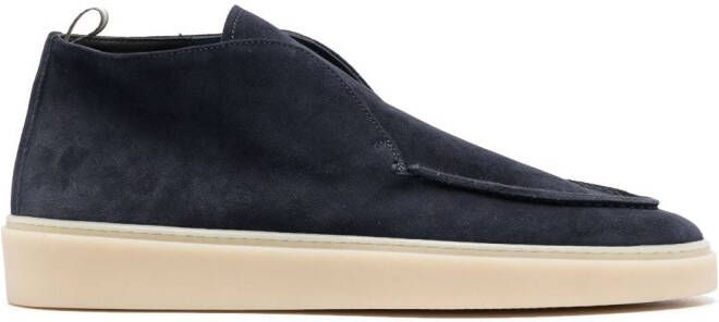 Officine Creative Muskrat suede loafers Blue