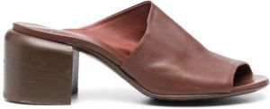 Officine Creative open-toe 70mm leather mules Brown