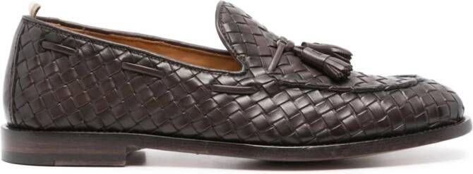 Officine Creative Opera 004 leather loafers Brown