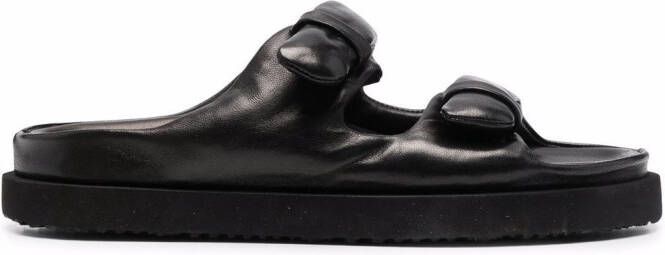 Officine Creative padded slip-on sandals Black