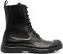 Officine Creative Pallet leather ankle boots Black - Thumbnail 1