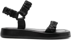 Officine Creative Patty 004 leather sandals Black