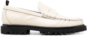 Officine Creative Penny 002 leather loafers Neutrals