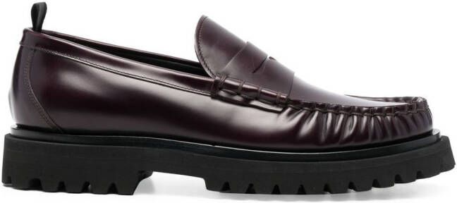 Officine Creative Penny leather loafers Brown