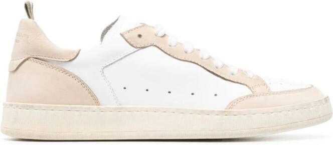 Officine Creative perforated-detail low-top sneakers White