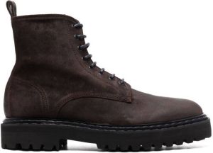 Officine Creative Pistol 002 lace-up boots Brown