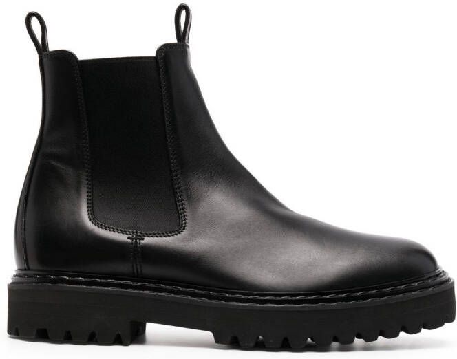 Officine Creative Pistols leather boots Black