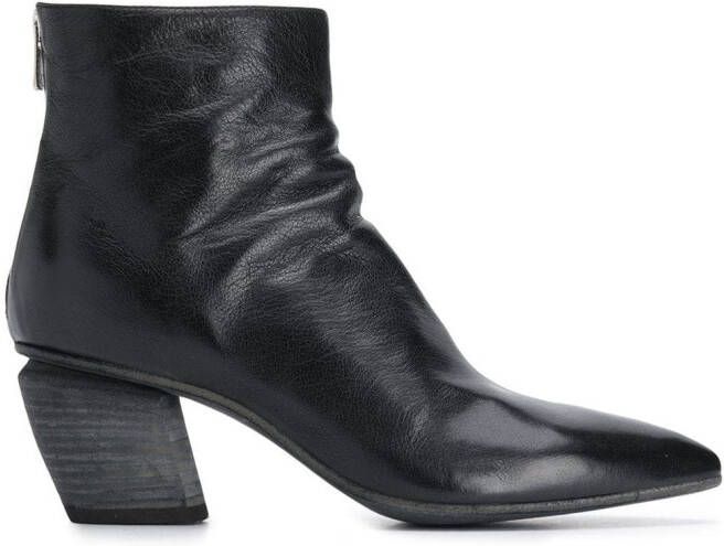 Officine Creative pointed ankle boots Black