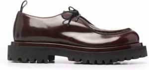 Officine Creative polished calf leather shoes Red