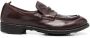 Officine Creative polished-finish slip-on loafers Brown - Thumbnail 1