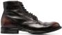 Officine Creative polished lace-up ankle boots Black - Thumbnail 1