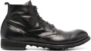 Officine Creative polished-leather ankle boots Black