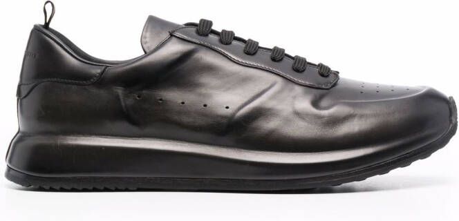Officine Creative Race Lux low-top leather sneakers Black