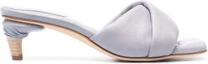 Officine Creative Romy leather mules Blue