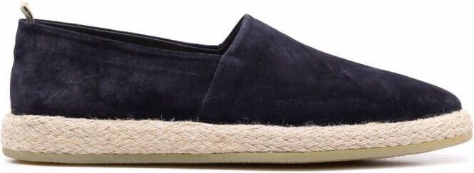 Officine Creative Roped leather espadrilles Blue